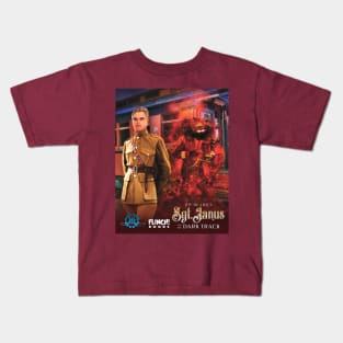 Sgt. Janus on the Dark Track Kids T-Shirt